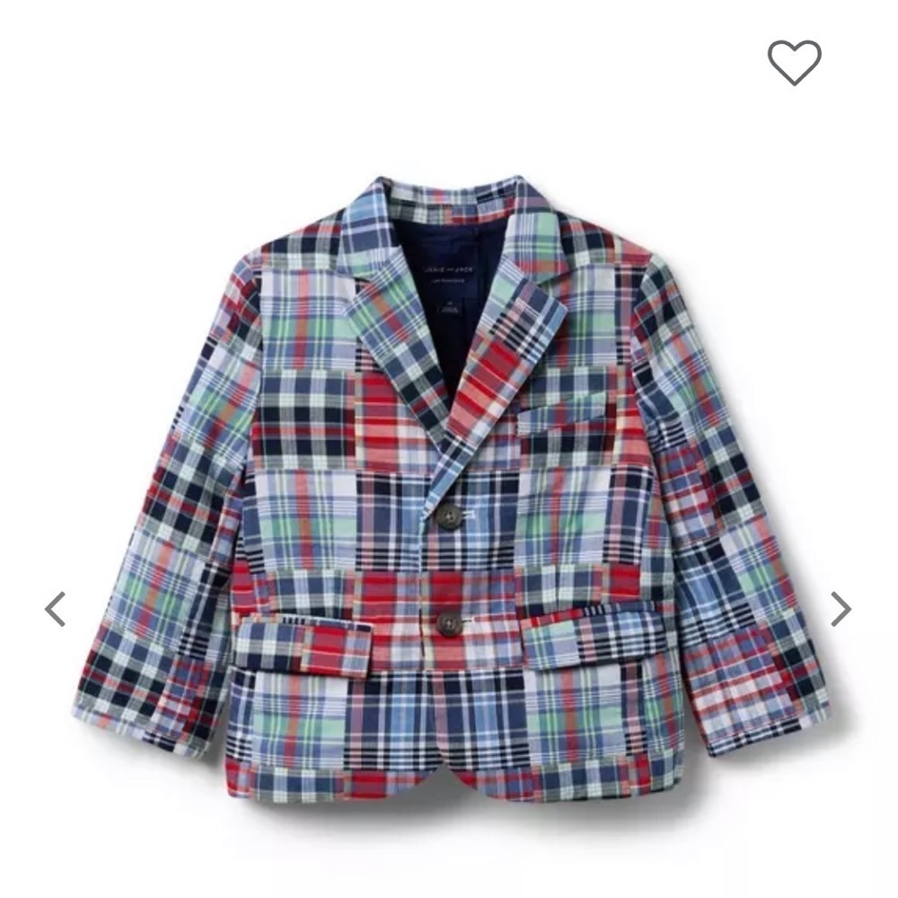 Plaid Kids Blazer by Janie and jack